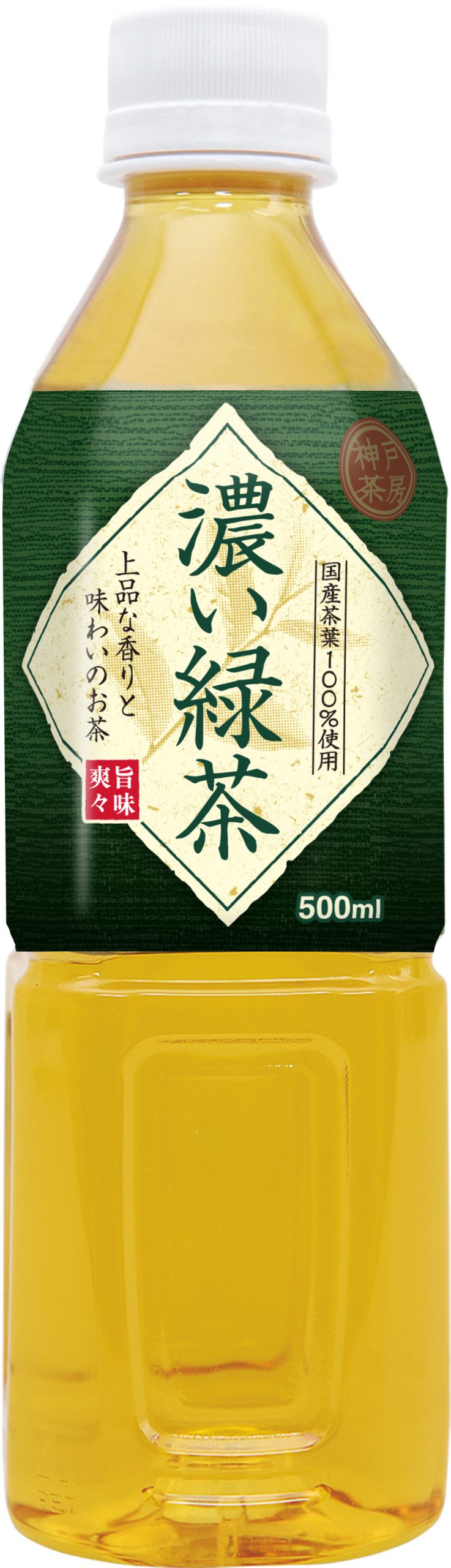 神戸茶房 濃い緑茶 500ml