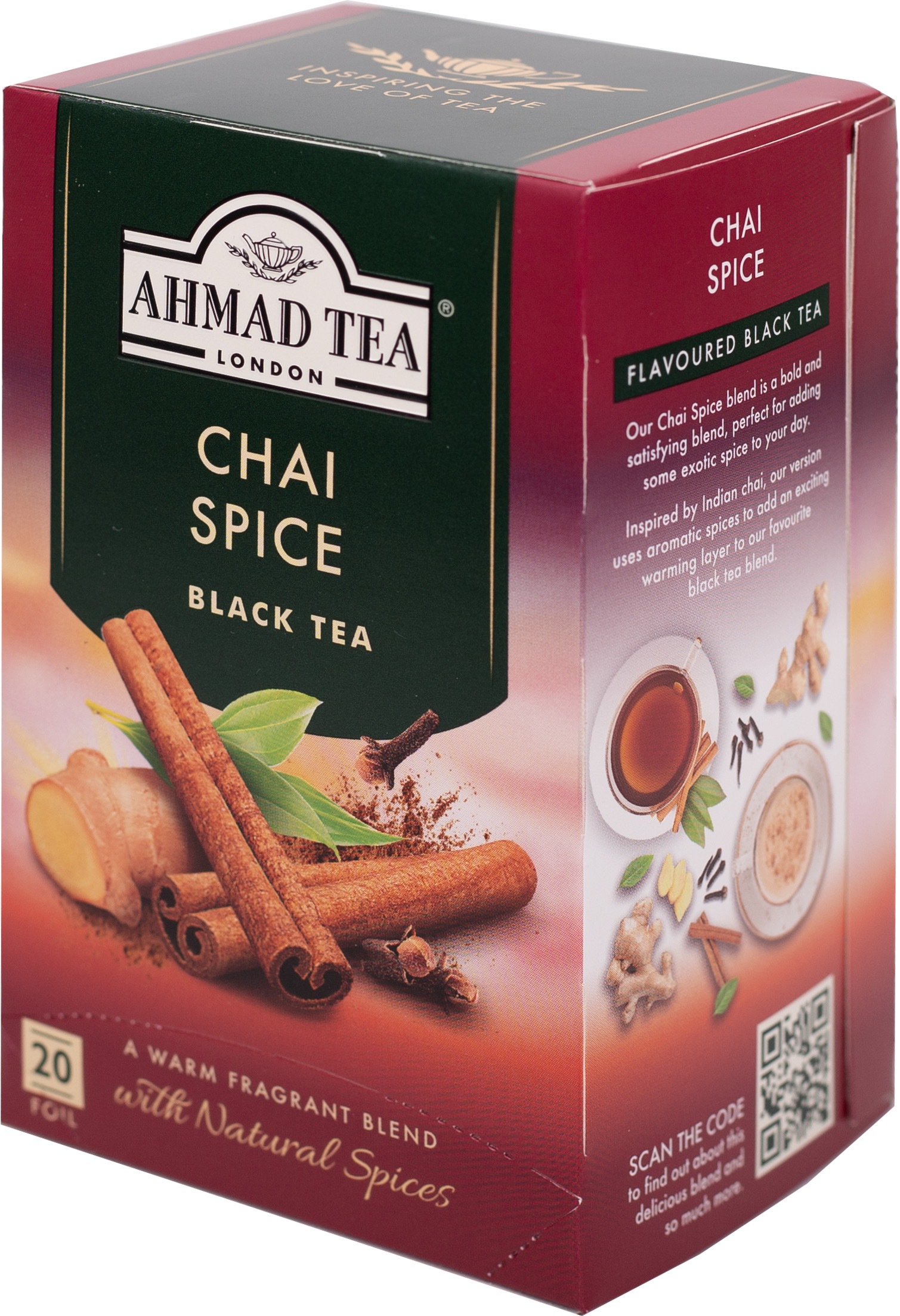 アーマッドティー チャイスパイス　ティーバッグ　20袋